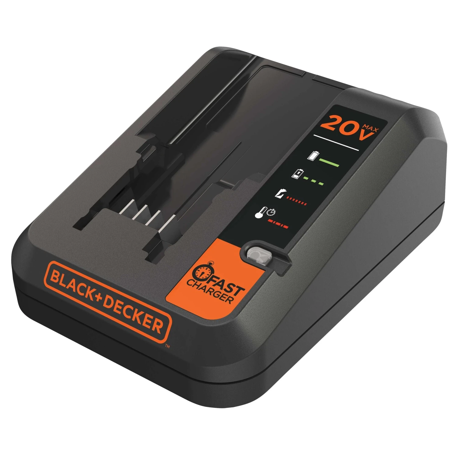 Black & Decker 20V MAX* Lithium Battery Charger, 2 Amp 1 Black & Decker 20V MAX* Lithium Battery Charger, 2 Amp