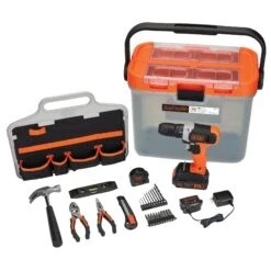 Black & Decker 20V MAX* Cordless Drill With 28-Piece Home Project Kit
