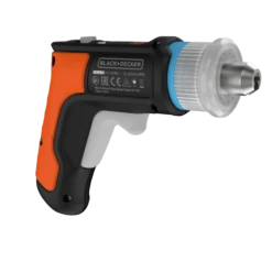 Black & Decker 4V MAX* Cordless Screwdriver, Hex, L-Shaped, 2-Inch Assorted Bits -Household Tool Shop BCRTA601APB R1 12