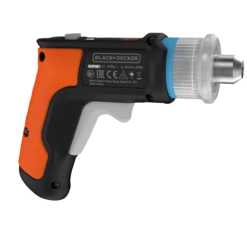 Black & Decker 4V MAX* Cordless Screwdriver, Hex, L-Shaped, 2-Inch Assorted Bits -Household Tool Shop BCRTA601APB R1 15