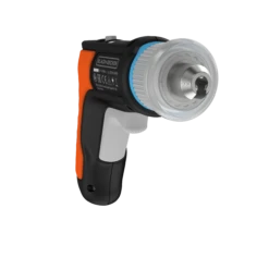 Black & Decker 4V MAX* Cordless Screwdriver, Hex, L-Shaped, 2-Inch Assorted Bits -Household Tool Shop BCRTA601APB R1 6