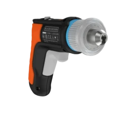 Black & Decker 4V MAX* Cordless Screwdriver, Hex, L-Shaped, 2-Inch Assorted Bits -Household Tool Shop BCRTA601APB R1 8