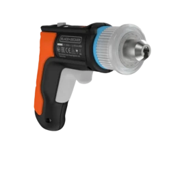 Black & Decker 4V MAX* Cordless Screwdriver, Hex, L-Shaped, 2-Inch Assorted Bits -Household Tool Shop BCRTA601APB R1 9