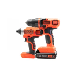 Black & Decker 20V MAX* Cordless Drill And Impact Driver, Power Tool Combo Kit With Battery And Charger -Household Tool Shop BD2KITCDDI R1 02