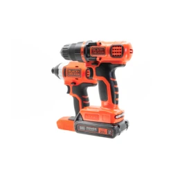 Black & Decker 20V MAX* Cordless Drill And Impact Driver, Power Tool Combo Kit With Battery And Charger -Household Tool Shop BD2KITCDDI R1 04