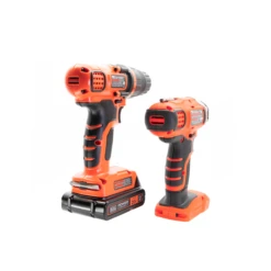 Black & Decker 20V MAX* Cordless Drill And Impact Driver, Power Tool Combo Kit With Battery And Charger -Household Tool Shop BD2KITCDDI R1 13