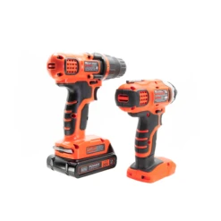 Black & Decker 20V MAX* Cordless Drill And Impact Driver, Power Tool Combo Kit With Battery And Charger -Household Tool Shop BD2KITCDDI R1 14