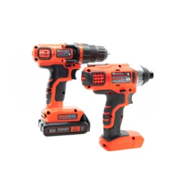 Black & Decker 20V MAX* Cordless Drill And Impact Driver, Power Tool Combo Kit With Battery And Charger -Household Tool Shop BD2KITCDDI R1 17