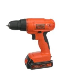 Black & Decker 20V MAX* POWERCONNECT™ Cordless Drill Kit + 100 Pc. Kit -Household Tool Shop BDC120VA100 R1 47