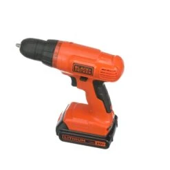 Black & Decker 20V MAX* POWERCONNECT™ Cordless Drill Kit + 100 Pc. Kit -Household Tool Shop BDC120VA100 R1 49