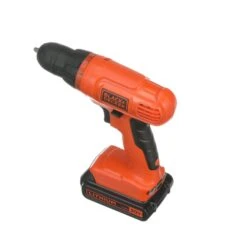 Black & Decker 20V MAX* POWERCONNECT™ Cordless Drill Kit + 100 Pc. Kit -Household Tool Shop BDC120VA100 R1 50