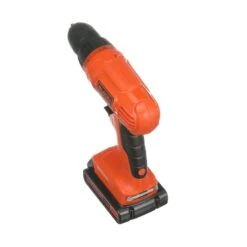 Black & Decker 20V MAX* POWERCONNECT™ Cordless Drill Kit + 100 Pc. Kit -Household Tool Shop BDC120VA100 R1 52