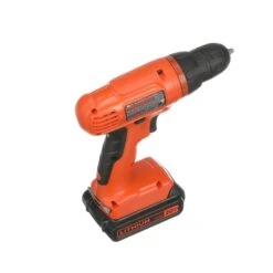 Black & Decker 20V MAX* POWERCONNECT™ Cordless Drill Kit + 100 Pc. Kit -Household Tool Shop BDC120VA100 R1 58