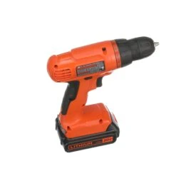 Black & Decker 20V MAX* POWERCONNECT™ Cordless Drill Kit + 100 Pc. Kit -Household Tool Shop BDC120VA100 R1 59