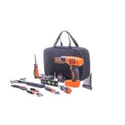 Black & Decker 8V MAX* Drill & Home Tool Kit, 57 Piece -Household Tool Shop BDCD8PK R1 05