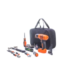 Black & Decker 8V MAX* Drill & Home Tool Kit, 57 Piece -Household Tool Shop BDCD8PK R1 06