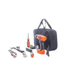 Black & Decker 8V MAX* Drill & Home Tool Kit, 57 Piece -Household Tool Shop BDCD8PK R1 07