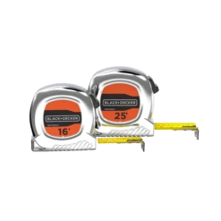 Black & Decker Tape Measure Bundle, 25-Foot & 16-Foot