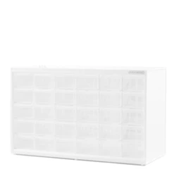 Black & Decker Storage Organizer Small 30 Drawer Bin Modular Storage System Easily Stackable -Household Tool Shop BDST40730FF R4