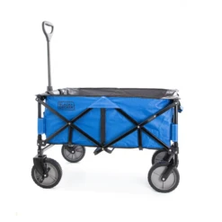 Black & Decker Collapsible Storage Cart, Folding Utility Wagon, Holds Up To 176 Lbs., Blue -Household Tool Shop BDSTCTBL02 R2 4