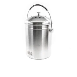 Black & Decker Countertop Compost Bin Stainless Steel 166 Oz. -Household Tool Shop BDSTGAKT9702 R3 5
