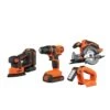 Black & Decker 20V MAX* POWERCONNECT™ Cordless Drill Combo Kit, 4 Tool