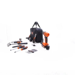 Black & Decker 20V MAX* Drill & Home Tool Kit, 68 Piece -Household Tool Shop LDX120PK R1 08