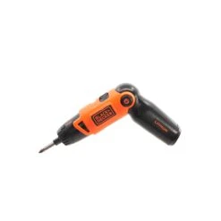 Black & Decker Cordless Screwdriver With Pivoting Handle, USB Charger And 2 Hex Shank Bits -Household Tool Shop LI2000 R3 01