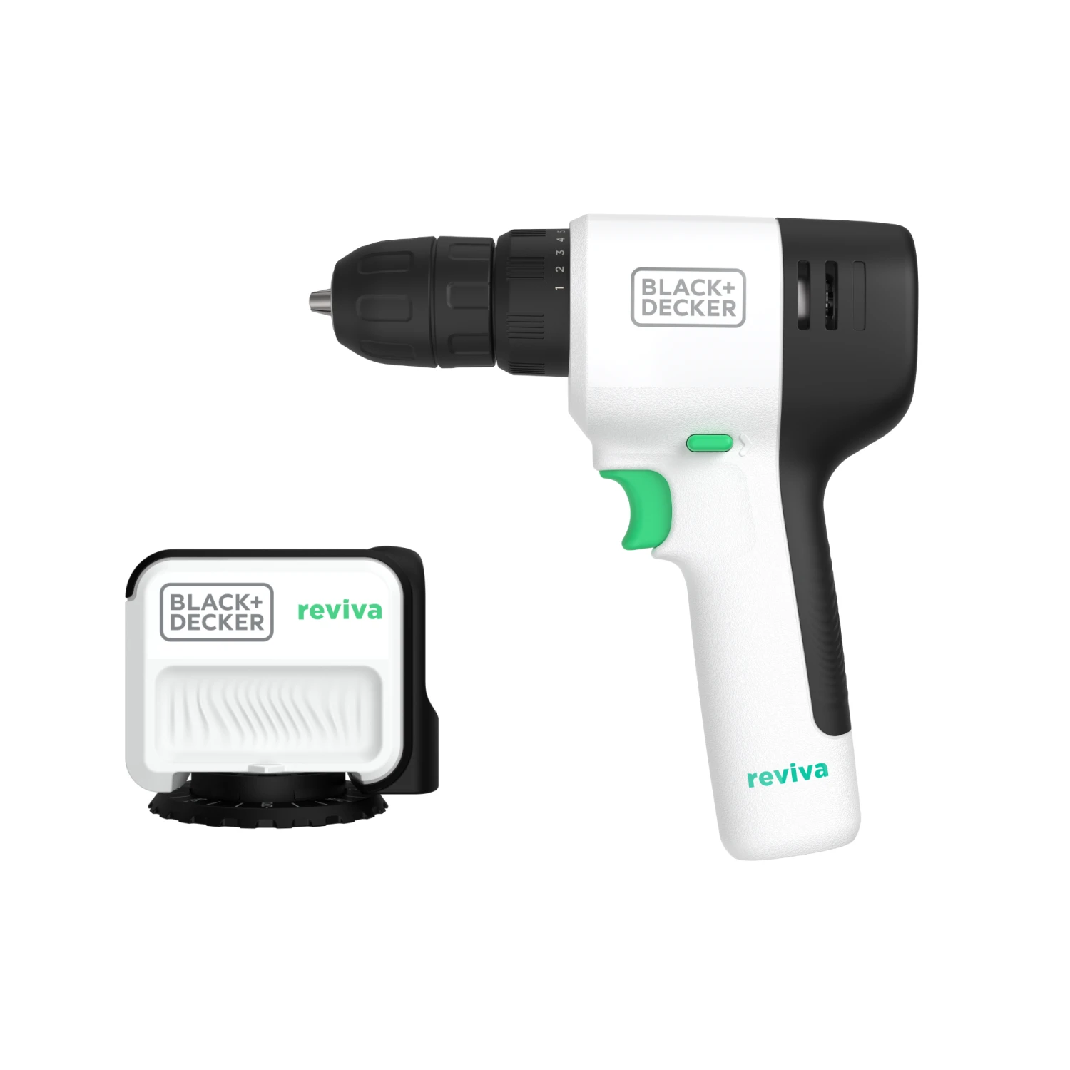 Black & Decker Reviva™️ Drill & Laser Level 2 Pc. Combo Kit 1 Black & Decker Reviva™️ Drill & Laser Level 2 Pc. Combo Kit